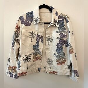 MOTHER *Rare* Mountain Drifter Roller Skate Round Up Denim Jacket Small